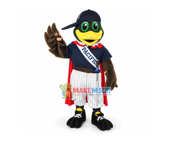Samurai Duck With Long Sword Mascot Costume Samurai Duck With Long Sword Mascot Costume