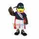 Samurai Duck With Long Sword Mascot Costume Samurai Duck With Long Sword Mascot Costume