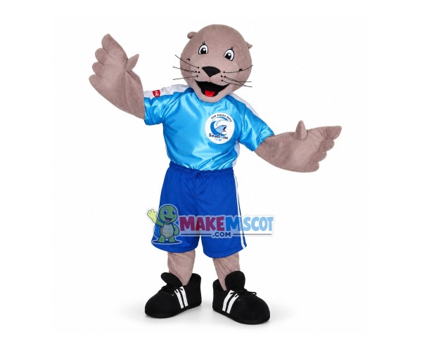 Sea Lion In The Marine Reserve Mascot Costume Sea Lion In The Marine Reserve Mascot Costume