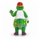 Bandaged Green Dinosaur Mascot Costume For Relief Agency Bandaged Green Dinosaur Mascot Costume For Relief Agency