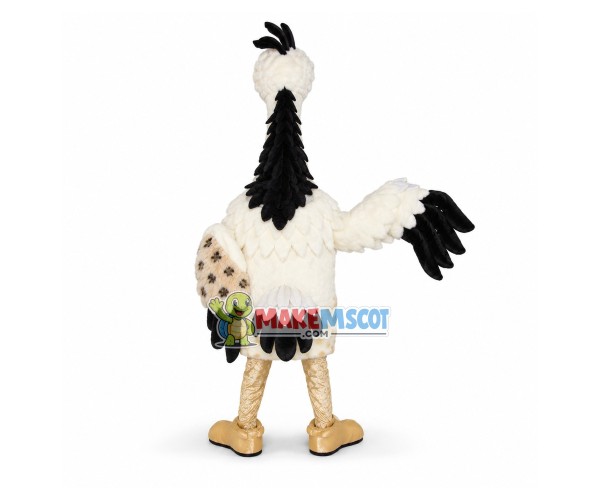 Panicked Bald Ostrich Mascot Costume Panicked Bald Ostrich Mascot Costume