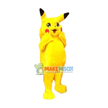 Pikachu Mascot Cartoon Costume Pikachu Mascot Cartoon Costume