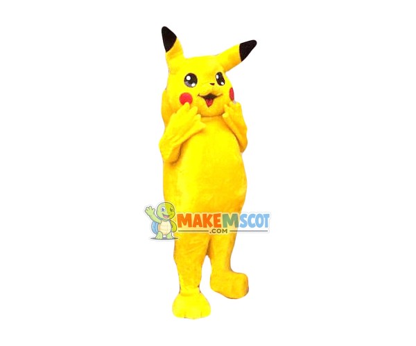 Pikachu Mascot Cartoon Costume Pikachu Mascot Cartoon Costume