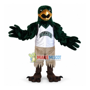 Fierce Golden-billed Falcon Mascot Costume Fierce Golden-billed Falcon Mascot Costume