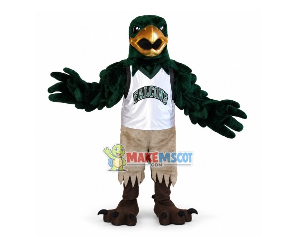 Fierce Golden-billed Falcon Mascot Costume Fierce Golden-billed Falcon Mascot Costume