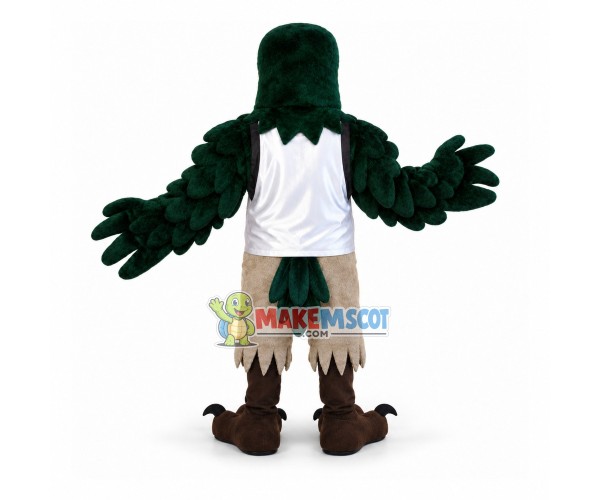 Fierce Golden-billed Falcon Mascot Costume Fierce Golden-billed Falcon Mascot Costume