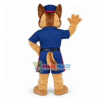 Police Dog In Uniform Mascot Adult Costume Police Dog In Uniform Mascot Adult Costume