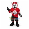 White Dog of The Hockey Club Mascot Costume