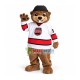 Proud Squirrel Mascot Costume of The Local Hockey Team Proud Squirrel Mascot Costume of The Local Hockey Team