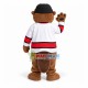 Proud Squirrel Mascot Costume of The Local Hockey Team Proud Squirrel Mascot Costume of The Local Hockey Team