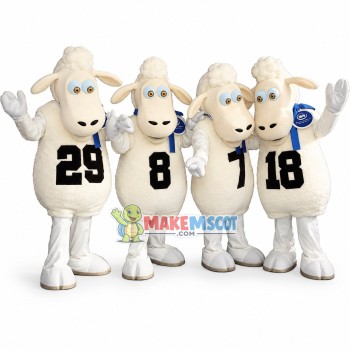 United Sheep of Team Mascot Costume United Sheep of Team Mascot Costume