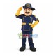 Saluting Chief of Cavaliers Mascot Costume Saluting Chief of Cavaliers Mascot Costume
