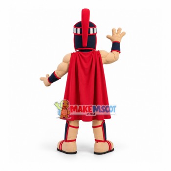 Deployed Spartan Warrior Mascot Costume