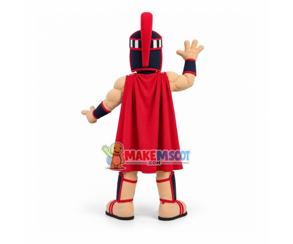 Deployed Spartan Warrior Mascot Costume Deployed Spartan Warrior Mascot Costume