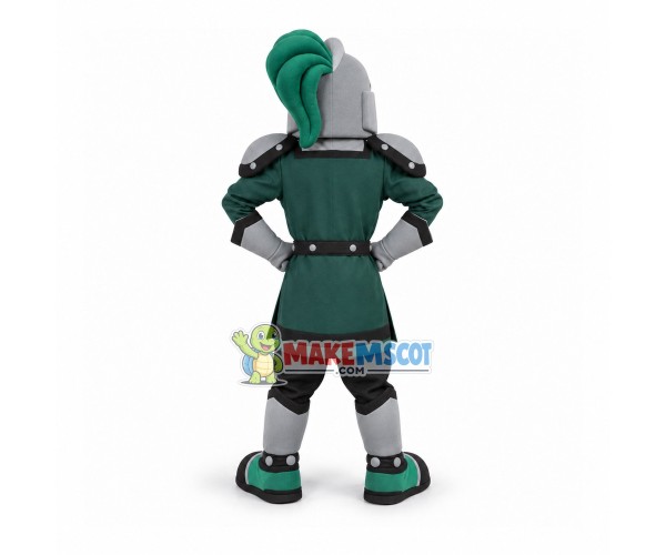 Fully Armed Masked Knight Mascot Costume Fully Armed Masked Knight Mascot Costume