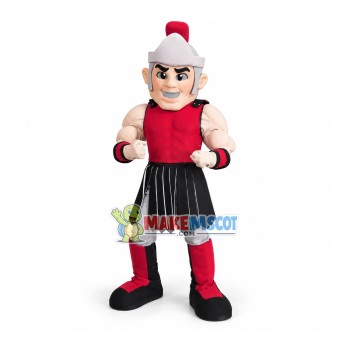 Imposing Muscular Soldier Mascot Costume Imposing Muscular Soldier Mascot Costume
