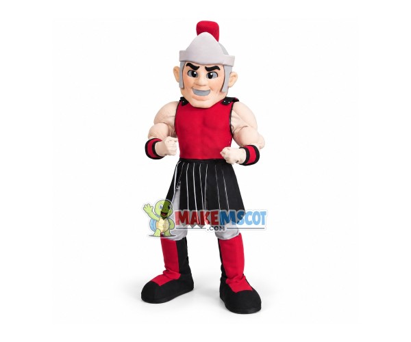 Imposing Muscular Soldier Mascot Costume Imposing Muscular Soldier Mascot Costume