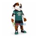 Frowning Coach Dog of School Team Mascot Costume Frowning Coach Dog of School Team Mascot Costume