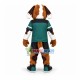 Frowning Coach Dog of School Team Mascot Costume Frowning Coach Dog of School Team Mascot Costume