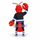 Lobster Brandishing Tongs Mascot Costume Lobster Brandishing Tongs Mascot Costume