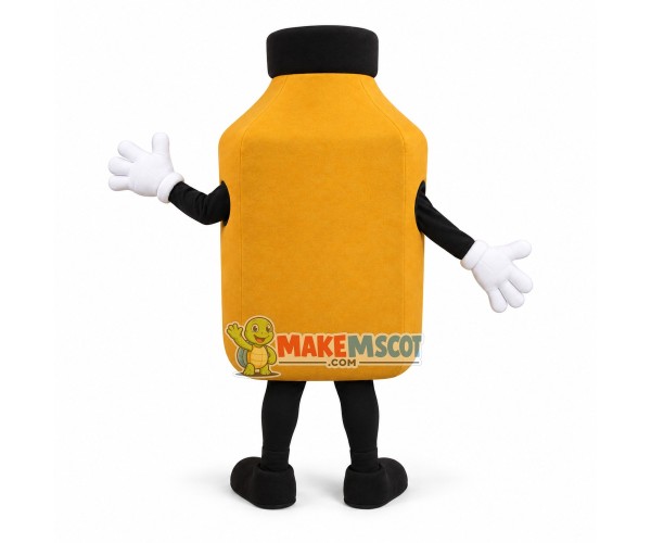 Bottle of Horseradish Sauce Mascot Costume Bottle of Horseradish Sauce Mascot Costume