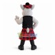 Scotland Muscle Dog Waiter Mascot Costume Scotland Muscle Dog Waiter Mascot Costume