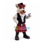 Scotland Muscle Dog Waiter Mascot Costume