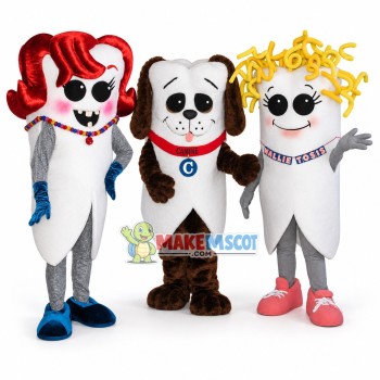 Humorous Doll Mascot Costume For Performance Group