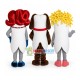 Humorous Doll Mascot Costume For Performance Group Humorous Doll Mascot Costume For Performance Group
