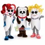 Humorous Doll Mascot Costume For Performance Group