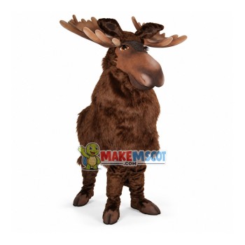 Long Fur Reindeer Mascot Customized Costume Long Fur Reindeer Mascot Customized Costume