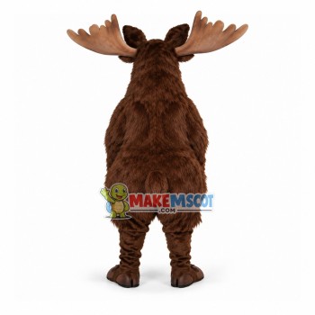 Long Fur Reindeer Mascot Customized Costume