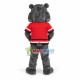 Grey Sports Bulldog With Fierce Look Mascot Costume Grey Sports Bulldog With Fierce Look Mascot Costume