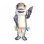Free Diving Grey Dolphin Mascot Costume