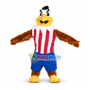 Strong Muscle Player Eagle Mascot Costume Strong Muscle Player Eagle Mascot Costume