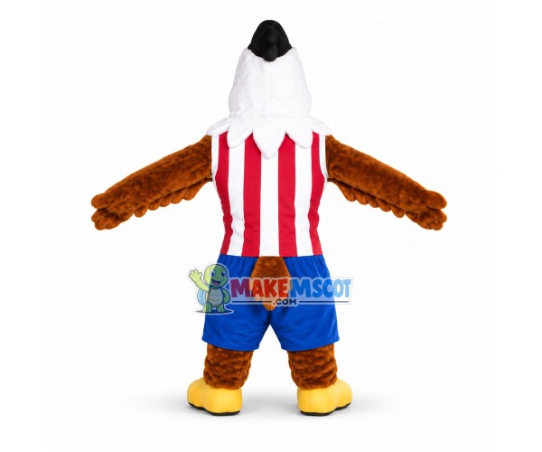 Strong Muscle Player Eagle Mascot Costume Strong Muscle Player Eagle Mascot Costume