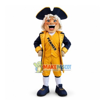 Ecstatic Medieval Nobility Man Mascot Costume Ecstatic Medieval Nobility Man Mascot Costume