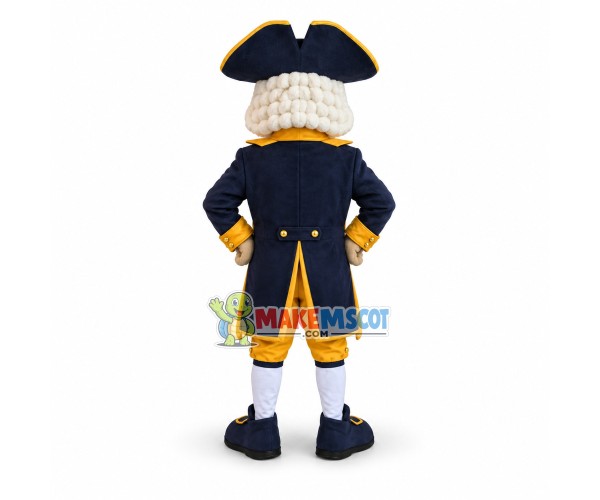Ecstatic Medieval Nobility Man Mascot Costume Ecstatic Medieval Nobility Man Mascot Costume