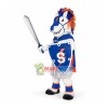White Horse Warrior Mascot Costume With Both Offense and Defense