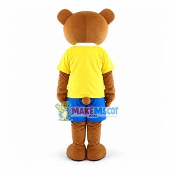 Cartoon Fashion Brown Bear Mascot Costume Cartoon Fashion Brown Bear Mascot Costume