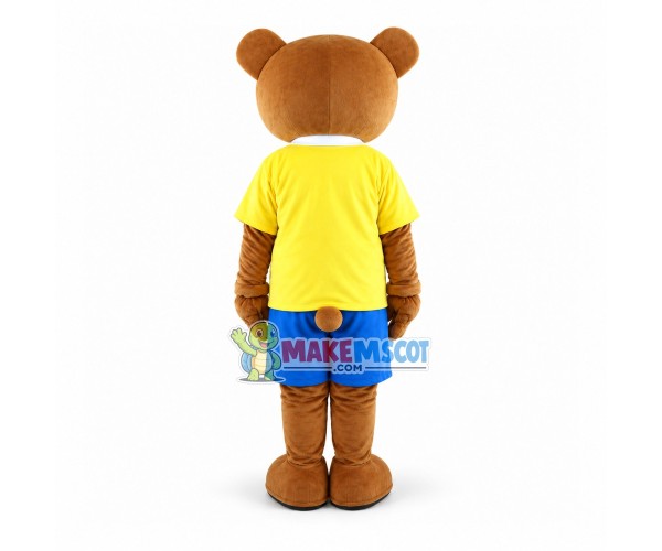 Cartoon Fashion Brown Bear Mascot Costume Cartoon Fashion Brown Bear Mascot Costume