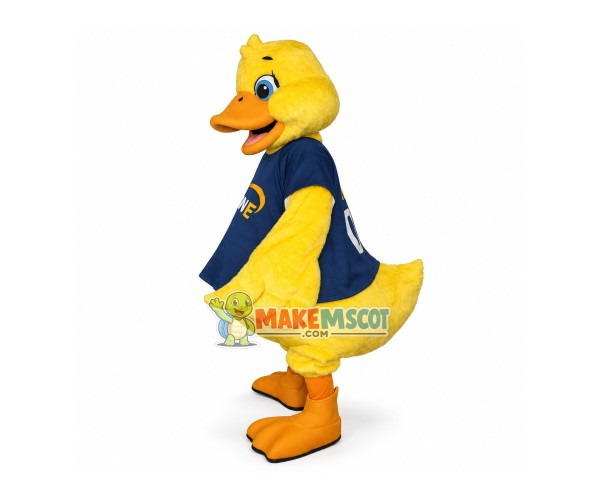 Hobbled Yellow Plush Duck Mascot Costume