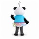 Funny Line Panda Mascot Costume Funny Line Panda Mascot Costume
