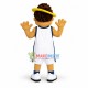 Vigorous Sports Boy With Acne Mascot Costume Vigorous Sports Boy With Acne Mascot Costume