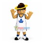 Vigorous Sports Boy With Acne Mascot Costume