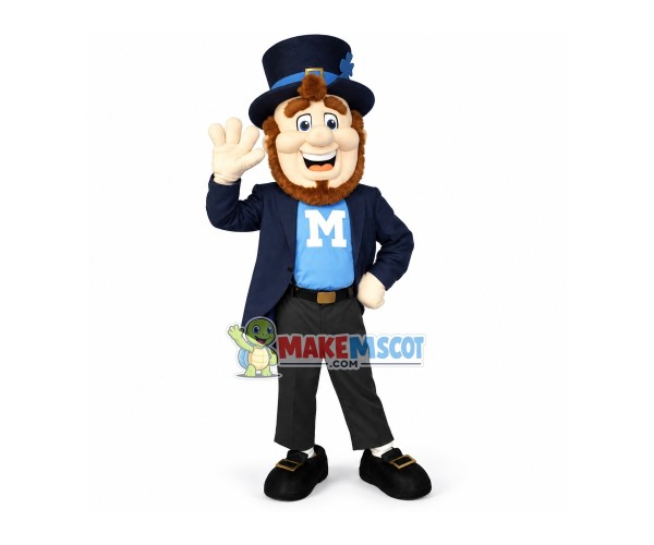Affable Fat Principal Mascot Costume For School