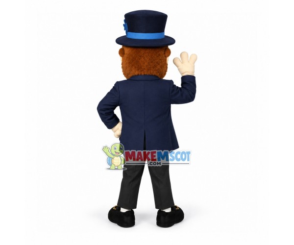 Affable Fat Principal Mascot Costume For School Affable Fat Principal Mascot Costume For School