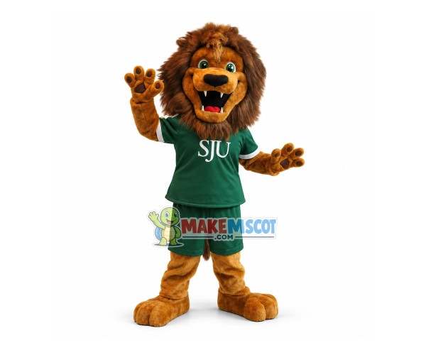 University Sport Lion Mascot Costume