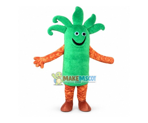 Beach Coconut Tree Mascot Costume Beach Coconut Tree Mascot Costume