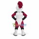 Strong Masked Soldier In White Armor Mascot Costume Strong Masked Soldier In White Armor Mascot Costume